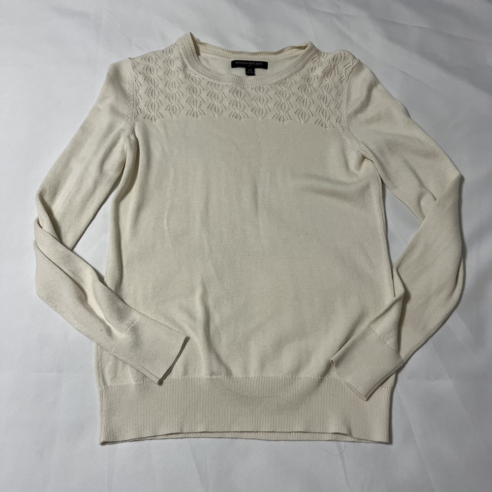 Banana Republic Eyelet Sweater